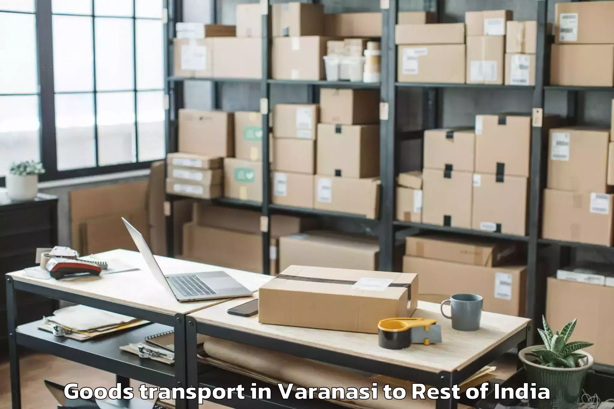 Hassle-Free Varanasi to Handwara Goods Transport